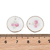 Rose Flower Printed Porcelain Pendants PR-CBAF5A8-01-3