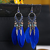 Alloy Rhinestone Teardrop Chandelier Earrings FS-WG764FB-08-1