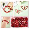 2 Bag Glass Round Beads Set JX547D-5