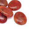 Oval Dyed Natural Crackle Agate Cabochons G-R349-30x40-04-1