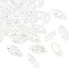 Cubic Zirconia Pointed Back Cabochons ZIRC-M003-10x5mm-007-4