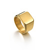 Square Titanium Steel Finger Rings WGB1DFB-32-2