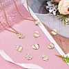 SUPERFINDINGS 20Pcs Brass Charms KK-FH0002-52-3