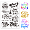 Custom Summer Theme PVC Plastic Clear Stamps DIY-WH0631-0127-1