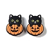 Halloween Theme Silicone Focal Beads SIL-M005-04B-1