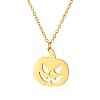 Halloween 304 Stainless Steel Laser Cut Pendant Necklaces FS-WG247A7-01-1