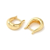 Rack Plating Brass Hoop Earrings EJEW-U012-06G-2