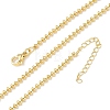 2.5MM Brass Ball Chain Necklaces NJEW-K312-01G-4