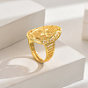 European Style Wheat Lucky Adjustable Cuff Ring LX5971-4-1