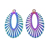 201 Stainless Steel Filigree Pendants SA-CBABBC3-01-1