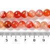 Natural Striped Agate/Banded Agate Beads Strands G-Z060-A01-B19-5