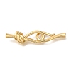 Brass Hook and S-Hook Clasps KK-K389-104G-1