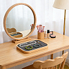 7-Slot Iron with Microfiber Ring Organizer Display Trays ODIS-WH0086-245-5