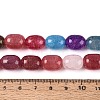 Baking Paint Crackle Glass Beads Strands DGLA-N019-01A-01-4
