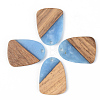 Resin & Walnut Wood Pendants RESI-S389-042A-2