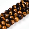 Natural Tiger Eye Beads Strands G-S345-8mm-22-1