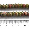 Natural Unakite Beads Strands G-P559-A06-01-5