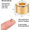 Brass Beads KK-BC0004-19G-2