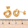 304 Stainless Steel Stud Earrings EJEW-L241-02G-2