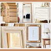 12Pcs 4 Styles Wooden Wall Decorations AJEW-WR0003-89-5