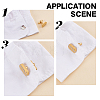1 Pair Stainless Steel Cufflinks AJEW-AR0005-64-3