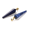 Natural Lapis Lazuli Pointed Pendants G-D089-01G-04-2