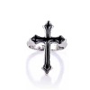 Cross Alloy Enamel Open Cuff Rings for Men FS-WGAFE4A-01-5