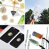 Chakra Theme Self Adhesive Brass Stickers DIY-SC0010-59-7