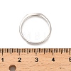 Rhodium Plated 925 Sterling Silver Adjustable Rings RJEW-S397-01P-10-5