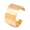 Women's 304 Stainless Steel Cuff Bangles BJEW-C152-01G-3