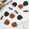 8Pcs 2 Colors Wood Buttons BUTT-GF0004-36-7