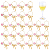 26Pcs Alloy Enamel Wine Glass Charms AJEW-FG00017-1