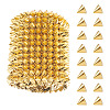 1 Yard 12-Row Resin Spike Stud Cone Flatback Punk Rock Trim Mesh Bead Craft FIND-TA0006-73B-2