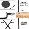 Flat Cowhide Leather Cord WL-GF0001-08E-01-2