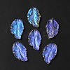 Dyed & Heated Glass Pendants X1-GLAA-B009-06H-2