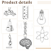 8 Pairs 8 Style Medicine Theme Alloy Dangle Earrings for Women EJEW-AN0003-57-3