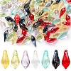 140Pcs 7 Colors Handmade Gold Sand Lampwork Beads LAMP-SZ0001-56-1