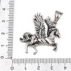304 Stainless Steel Pendants STAS-C164-02AS-3