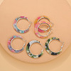 Acrylic Hoop Earrings FS-WG995C7-11-2