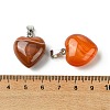 Natural Banded Agate Pendants G-F820-10A-19-3