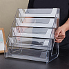 5-Tier Acrylic Display Riser Stands for Cosmetic Jewelry ODIS-WH0043-217A-2