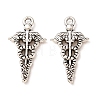 Tibetan Style Alloy Pendants AL-CBA5212-18AS-1