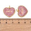 Brass Rhinestone Pendants KK-C143-39G-01-3
