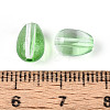Baking Paint Transparent Glass Beads DGLA-N014-10F-3