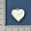 Heart Brass Locket Pendants KK-K414-12A-S-3