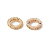 Brass Micro Pave Cubic Zirconia Bead Frames LS-KK-A171-05G-01-2