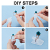 39Pcs 3 Styles Plastic Ring Holder KY-CP0001-04-6