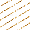10M PVD Vacuum Plating 316 Stainless Steel Cable Chains CHS-BBC0001-19-7