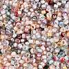 Picasso Glass Seed Beads SEED-Q041-02O-3