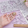 600Pcs 5 Styles Acrylic Horizontal Hole Letter Beads OACR-ME0001-34-3